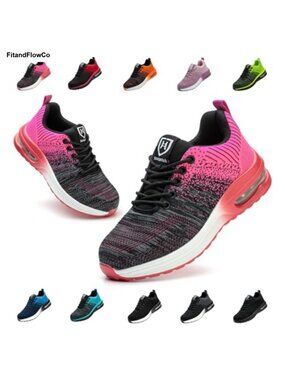 Steel Toe Work Sneakers Lightweight Athletic Safety Shoes Mesh
